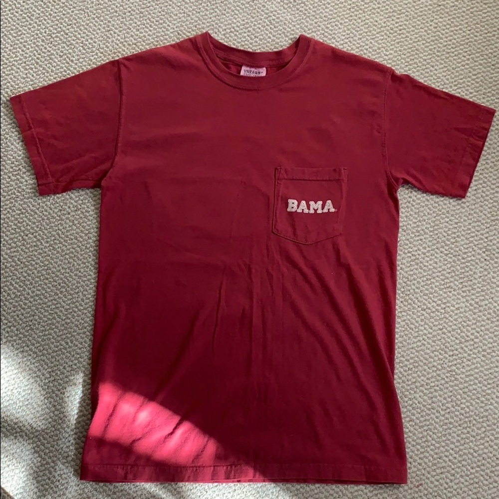 Alabama Football Comfort Colors Pocket Tee